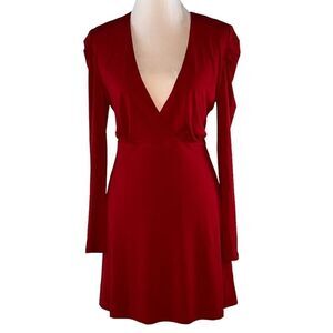 NWOT Privacy Please Mini Red Dress